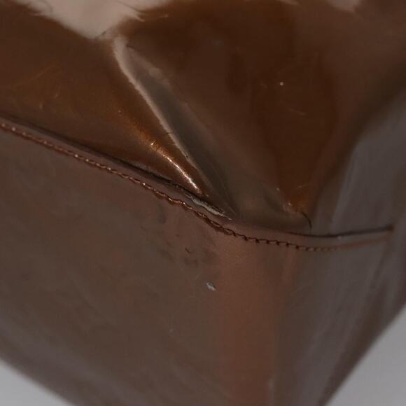 LOUIS VUITTON Monogram Vernis Reade MM Hand Bag Bronze M91143 - Picture 16 of 16